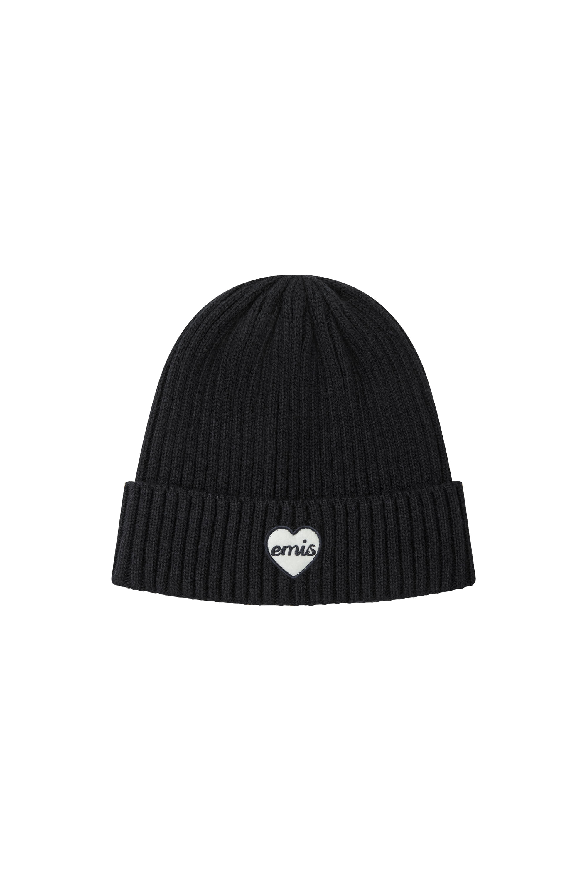 Emis - Heart Wappen Beanie (Dark Navy) product image 1 | TRAB K-Fashion Australia