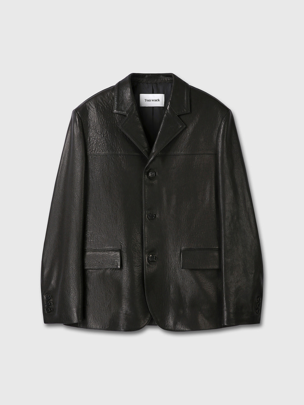 Tonywack - Vintage Lamb Leather Blazer Jacket (Black) product image 11 | TRAB K-Fashion Australia