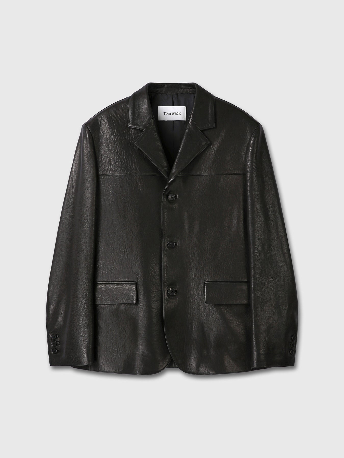 Tonywack - Vintage Lamb Leather Blazer Jacket (Black) product image 11 | TRAB K-Fashion Australia