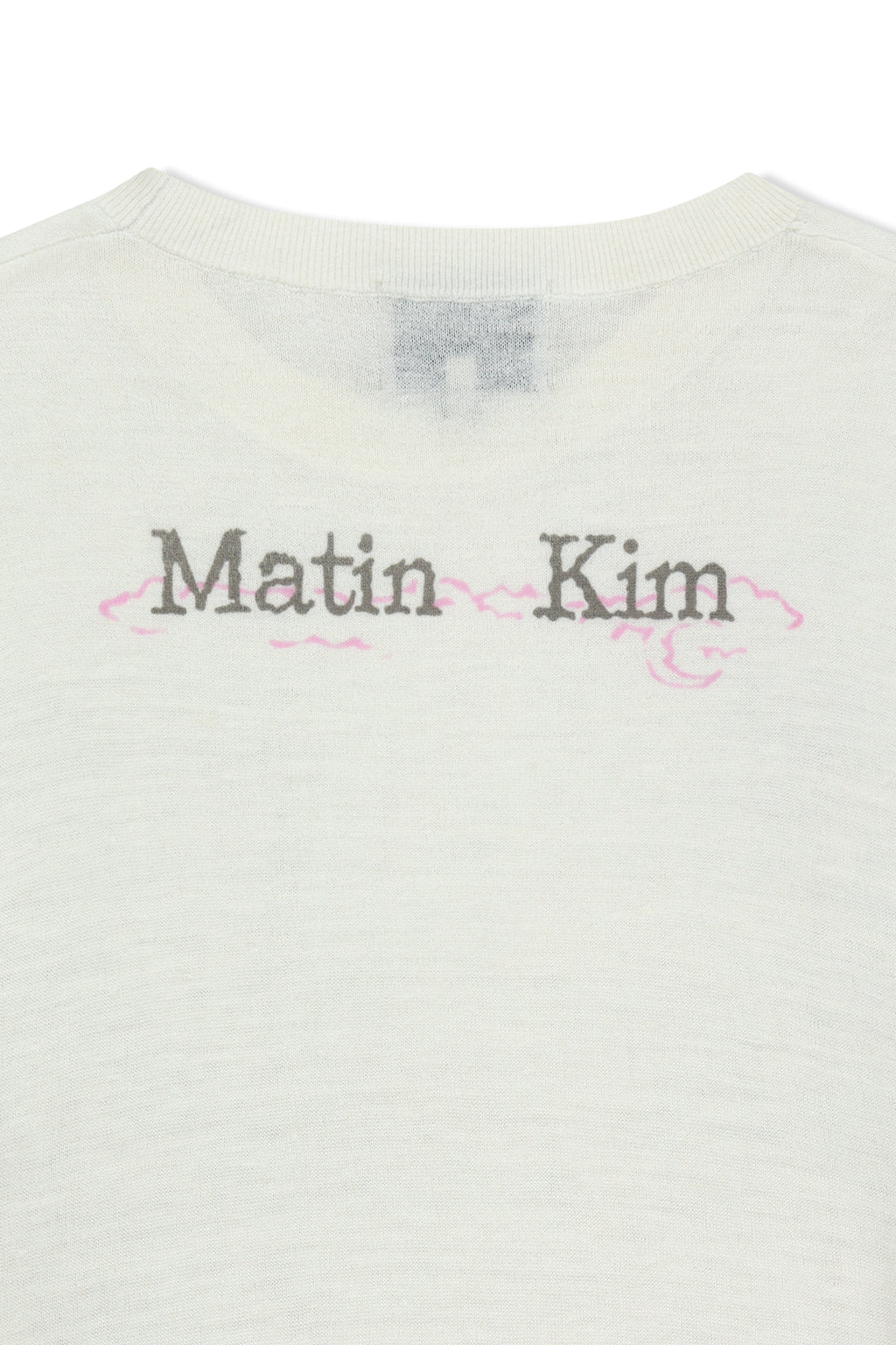 Matin Kim - Sleeve Print Knit Pullover (Ivory) product image 5 | TRAB K-Fashion Australia