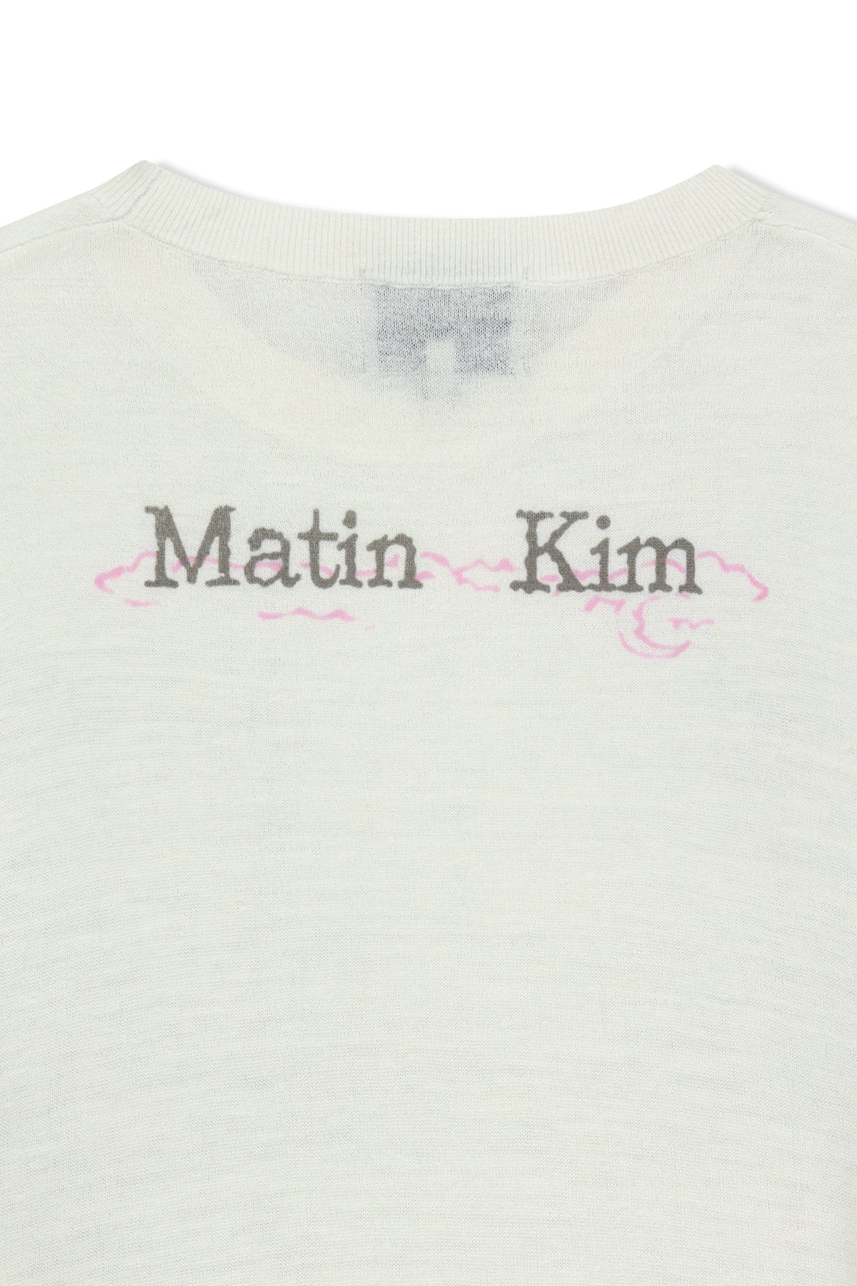 Matin Kim - Sleeve Print Knit Pullover (Ivory) product image 5 | TRAB K-Fashion Australia