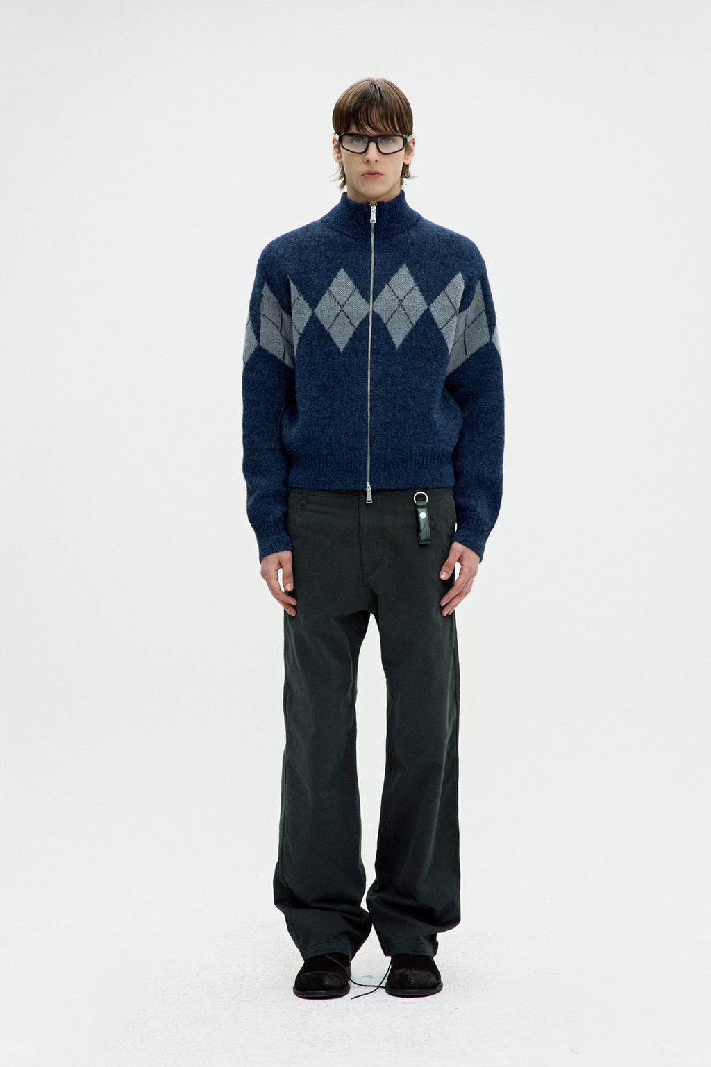 Coor - Relaxed Cotton Washed Chino Pants (Dark Navy) product image 2 | TRAB K-Fashion Australia