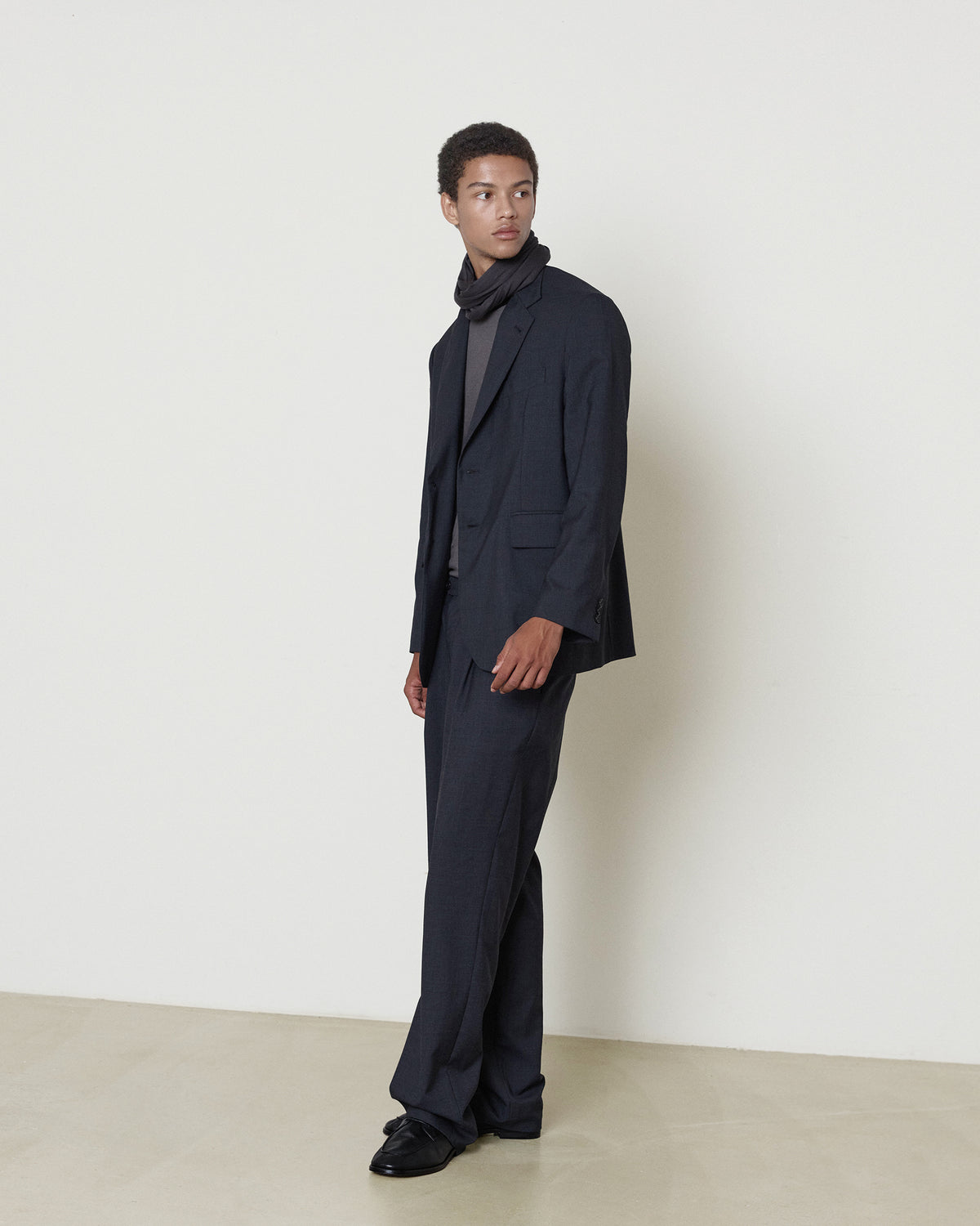 Brownyard - Wool Two Tuck Trouser (Charcoal) product image 5 | TRAB K-Fashion Australia