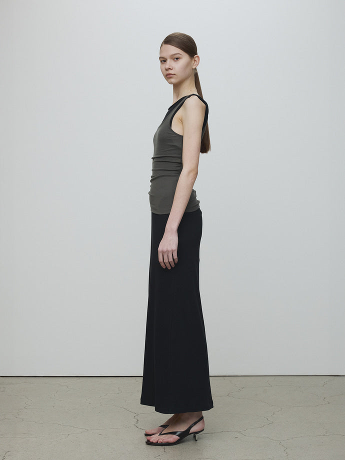 Tonywack - Tencel U-Neck Sleeveless (Olive Charcoal) product image 3 | TRAB K-Fashion Australia