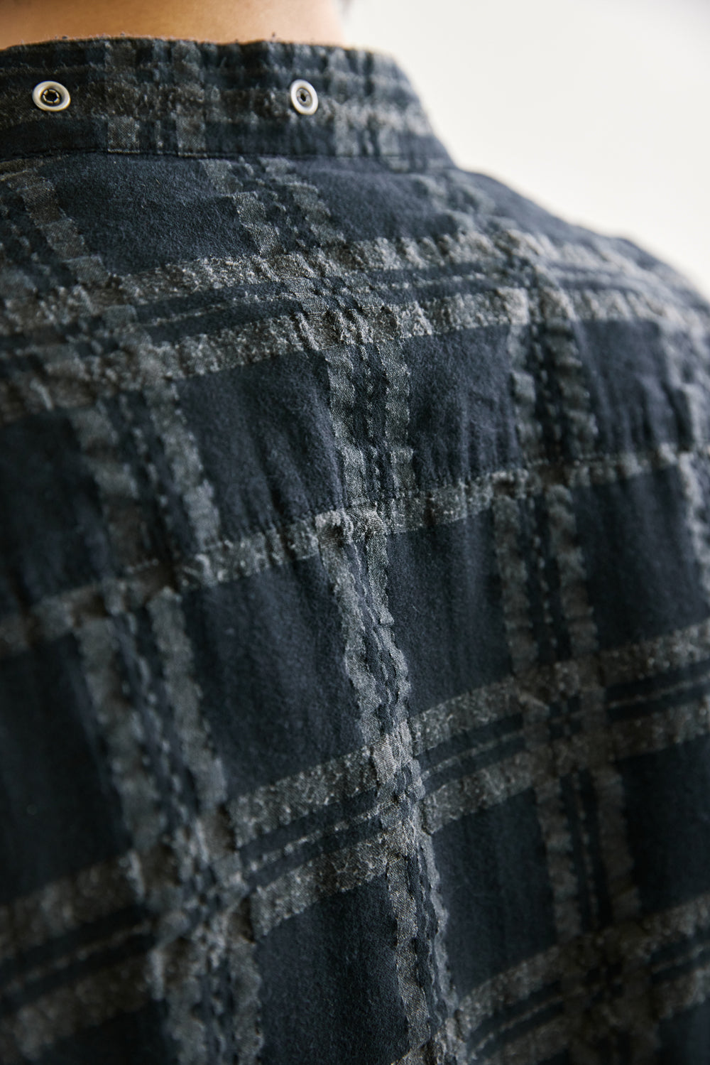 Hatchingroom - Shirket Over Dyed Check Dark (Navy) product image 8 | TRAB K-Fashion Australia