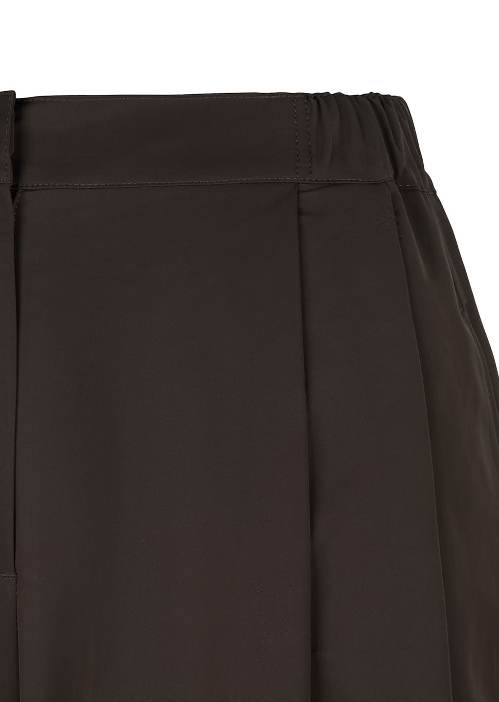 Amomento - two tuck balloon pants (Dark Brown) product image 16 | TRAB K-Fashion Australia