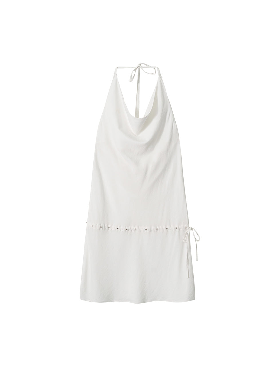 Kijun - Cowl Mini Dress (Off-White) product image 7 | TRAB K-Fashion Australia