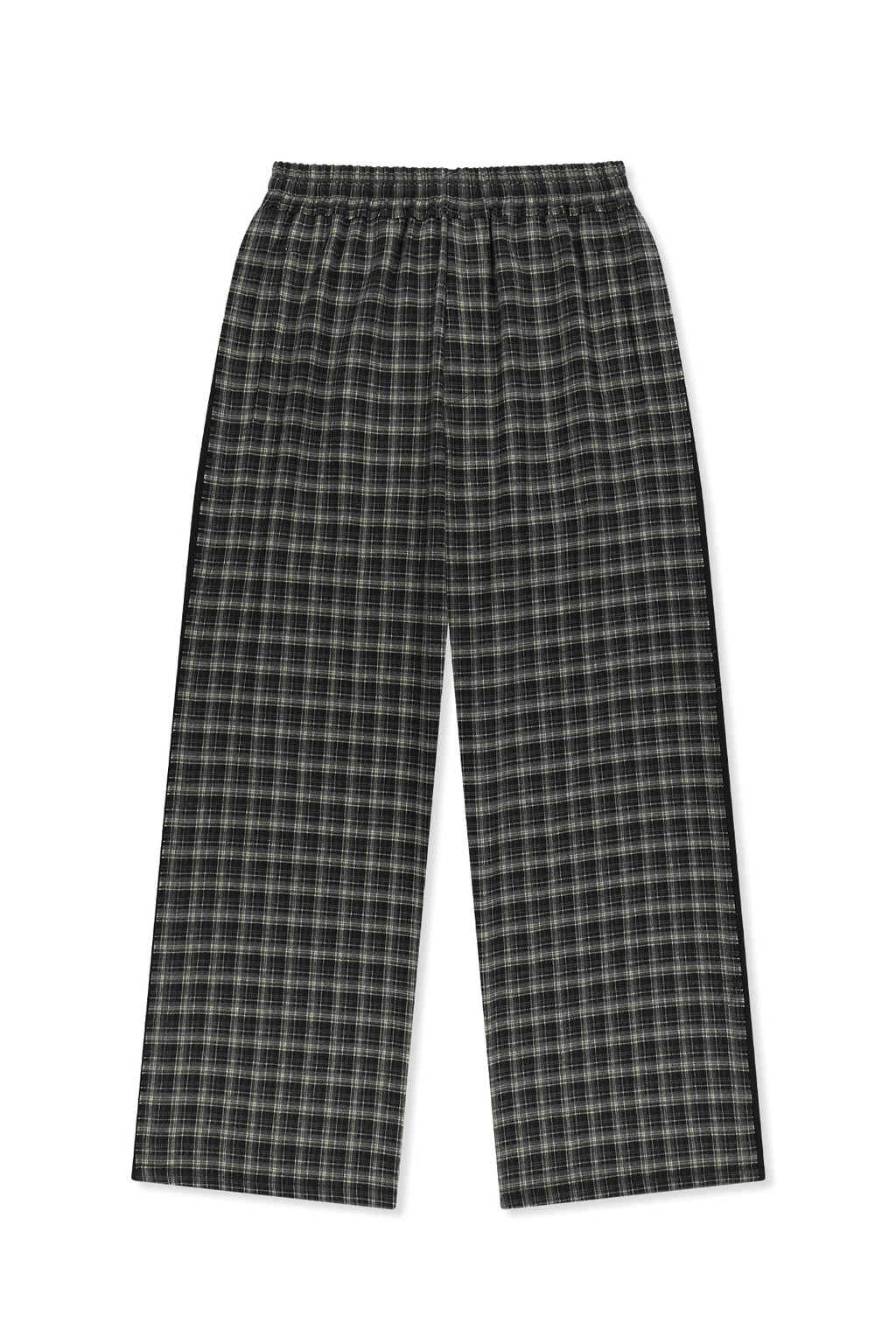 Matin Kim - Check Mix Jersey Pants (Black) product image 1 | TRAB K-Fashion Australia