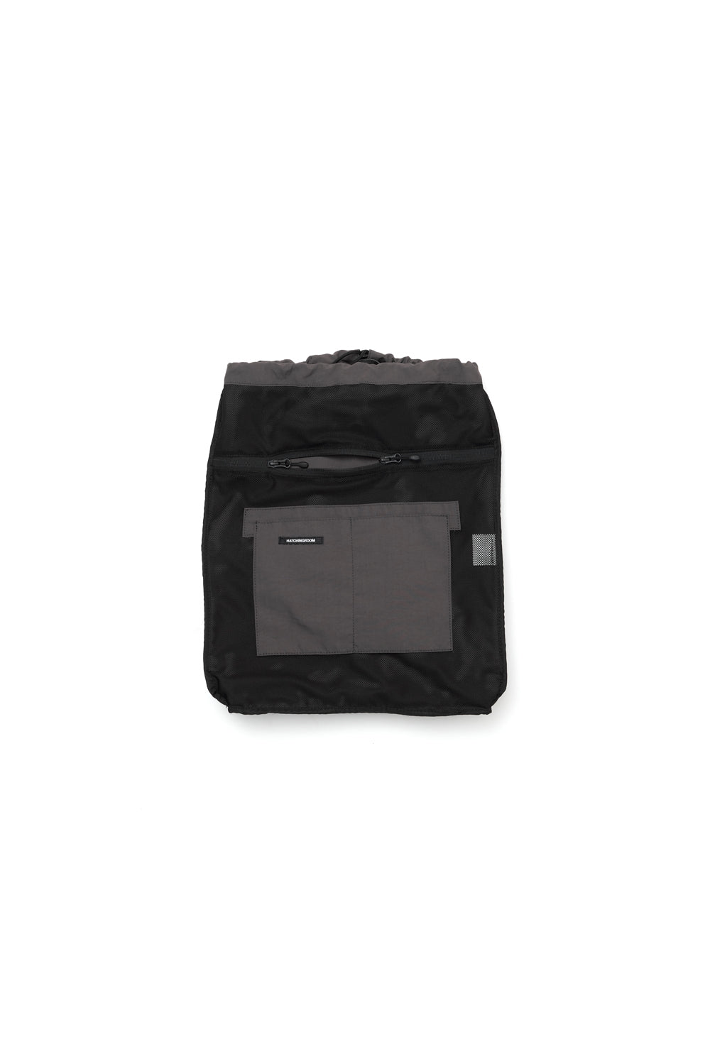 Hatchingroom - String Backpack Nylon (Charcoal) product image 8 | TRAB K-Fashion Australia