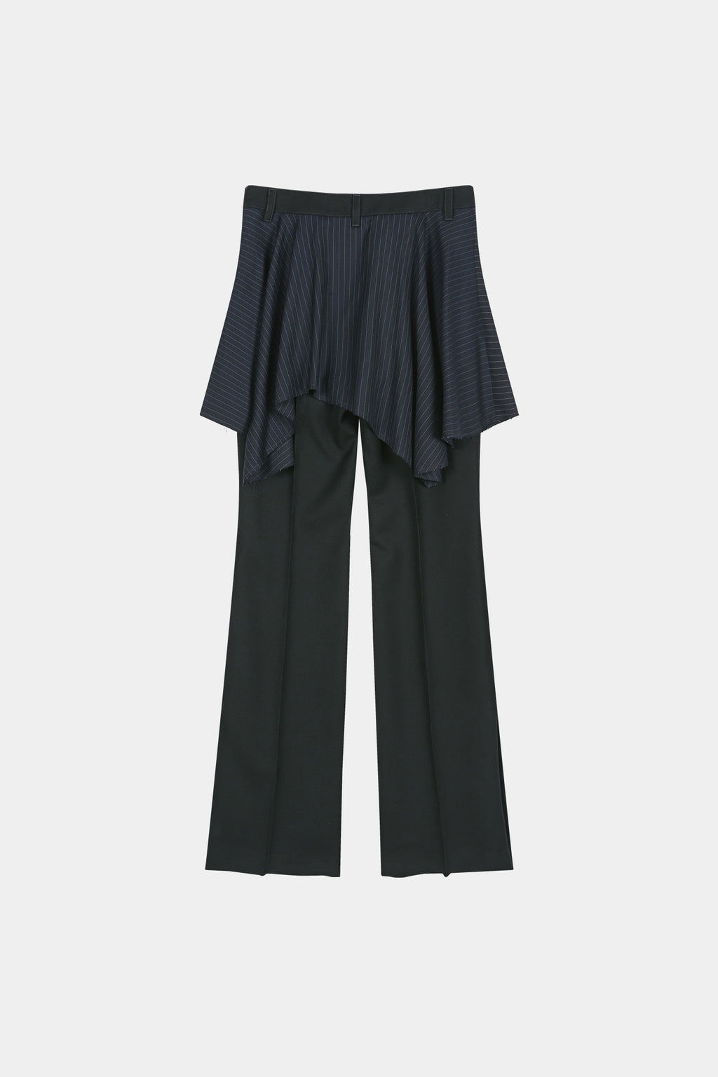 Andersson Bell - Asymmetric Wrap Skirt-Layered Bootcut Trousers (navy/black) (Navy/Black) product image 11 | TRAB K-Fashion Australia