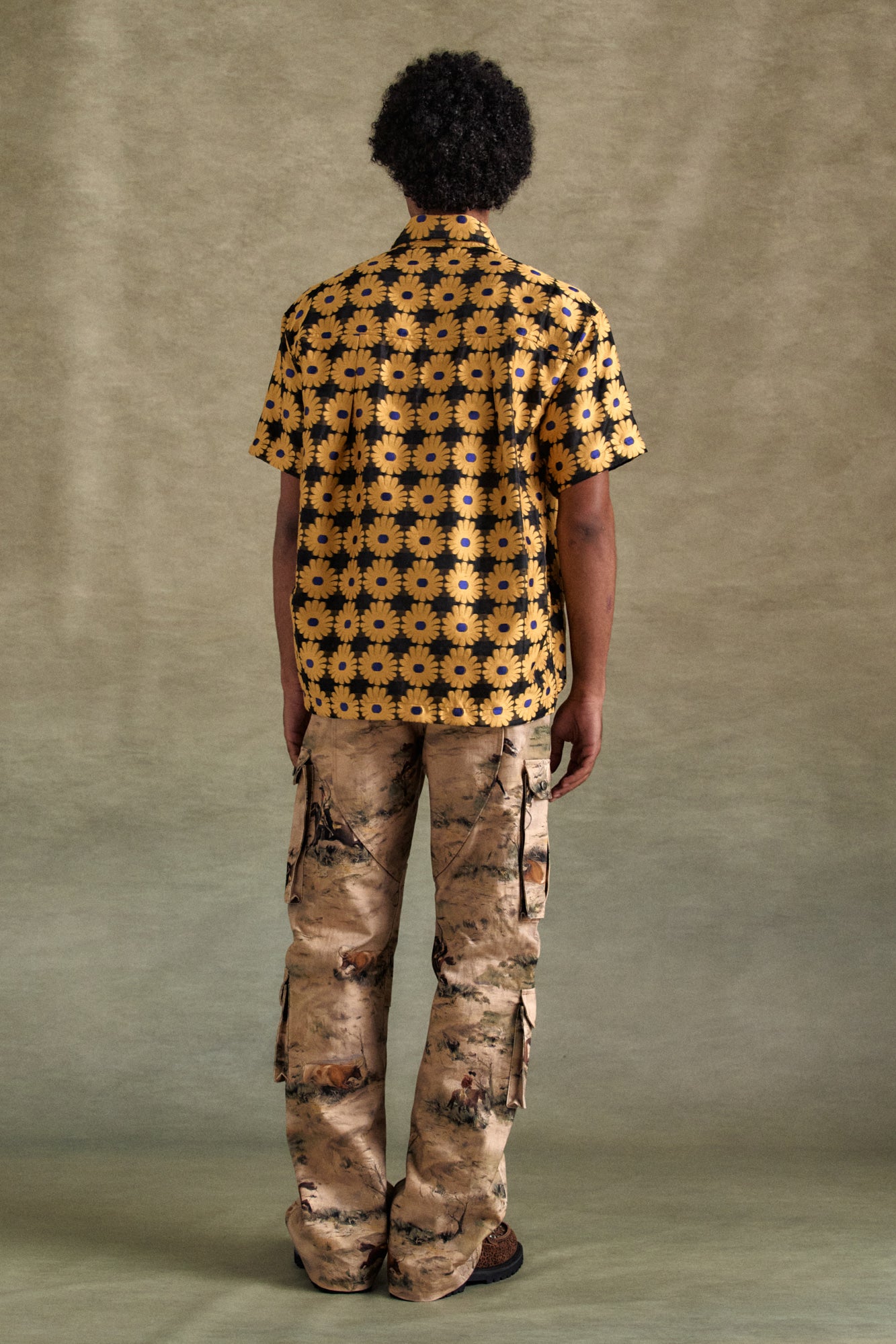 Andersson Bell - Sheer Flower Shirts (Yellow) product image 3 | TRAB K-Fashion Australia