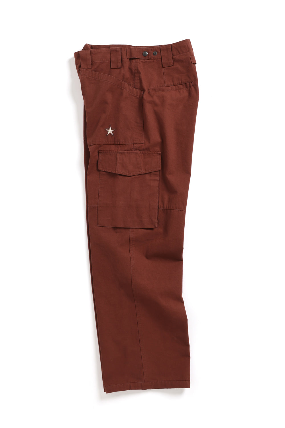 Hatchingroom - VTG Star Fatigue Pants Washed Dark (Red) product image 3 | TRAB K-Fashion Australia