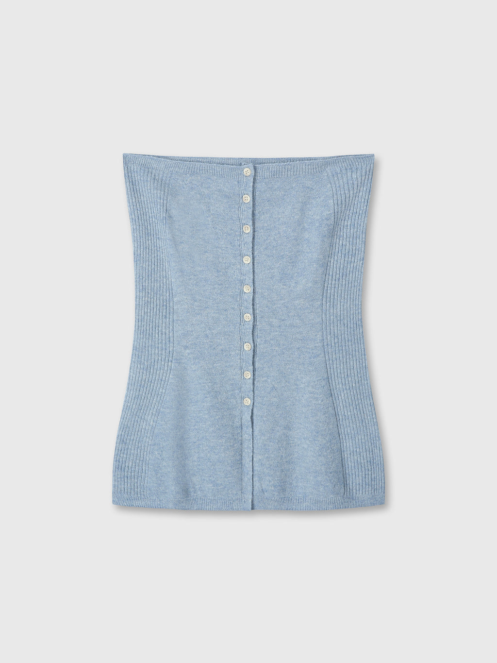 Tonywack - Merino Wool Knitted Bustier (Sky Blue) product image 7 | TRAB K-Fashion Australia