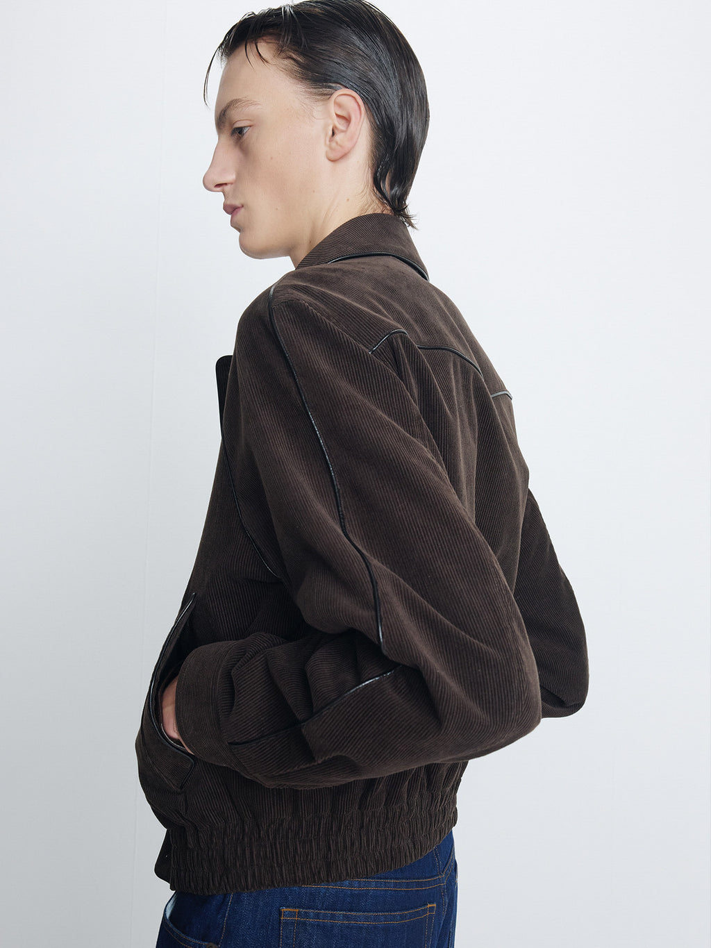 Tonywack - Corduroy Contour Jacket (Brown) product image 7 | TRAB K-Fashion Australia