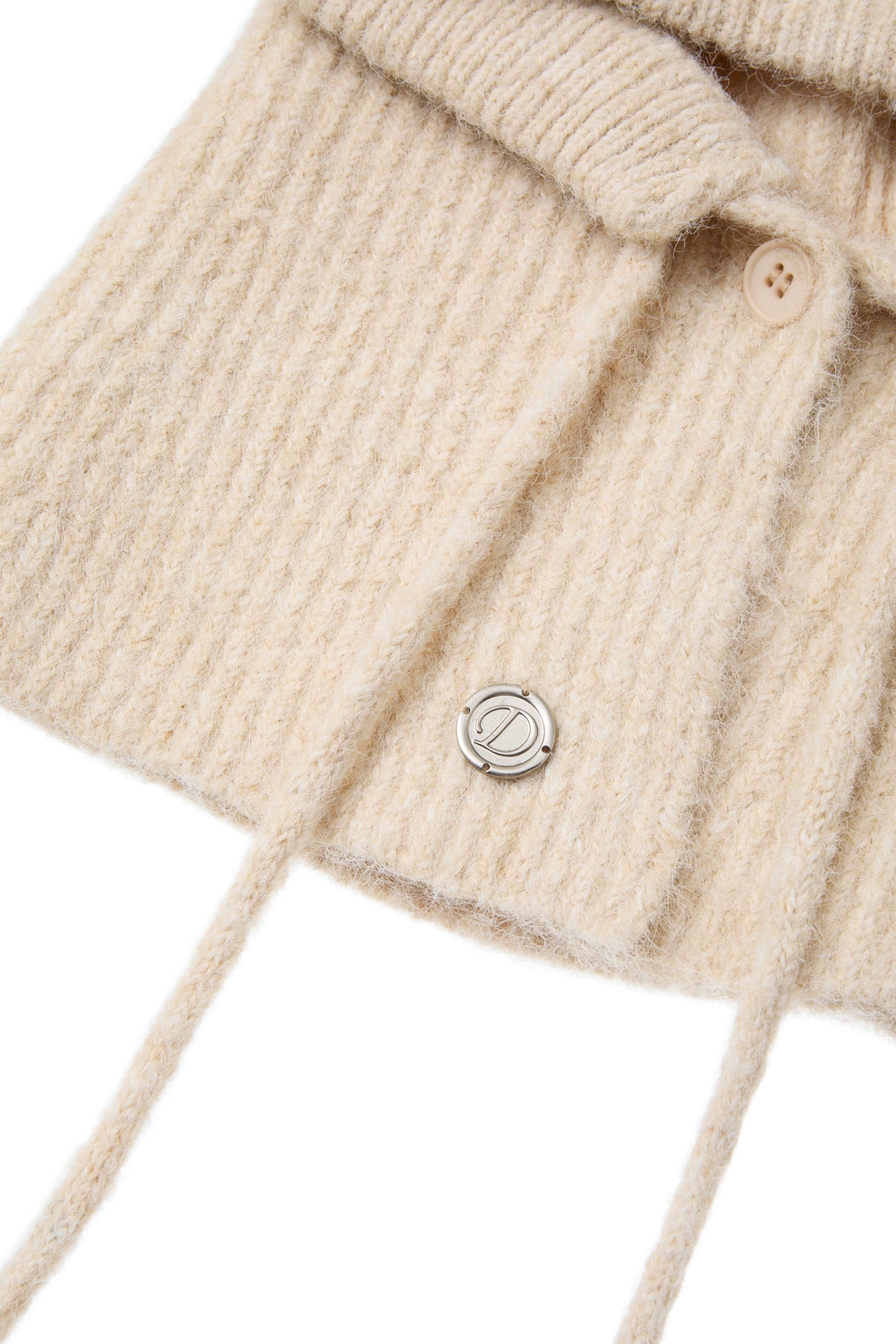 Deinet - Hairy Wool Balaclava (Beige) product image 5 | TRAB K-Fashion Australia