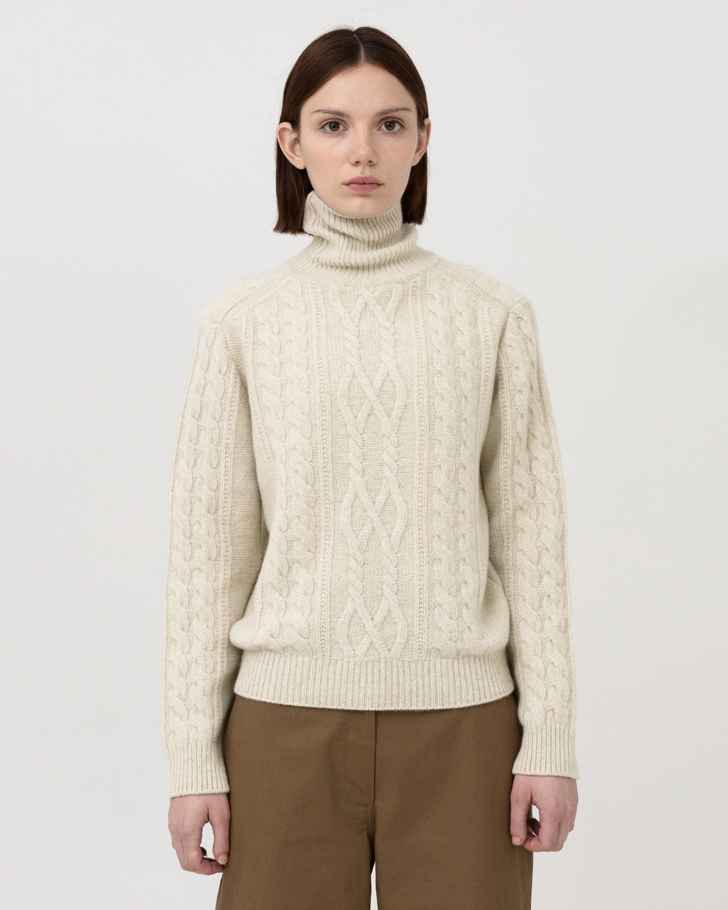 Brownyard - High Neck Sweater (Ivory) product image 1 | TRAB K-Fashion Australia