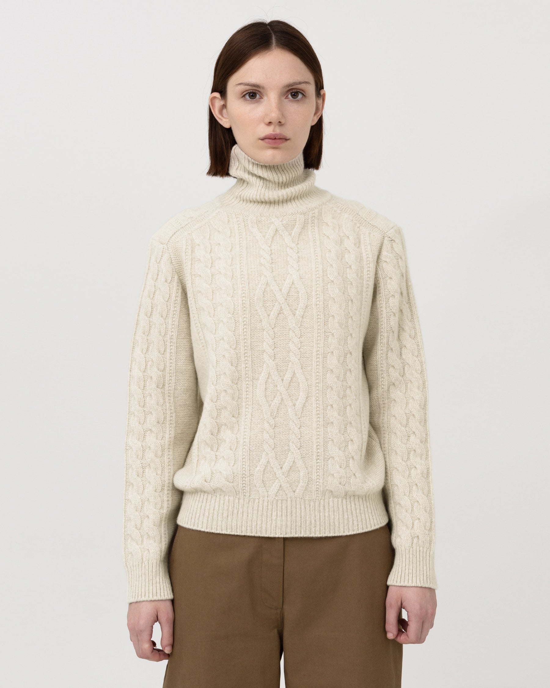 Brownyard - High Neck Sweater (Ivory) product image 1 | TRAB K-Fashion Australia