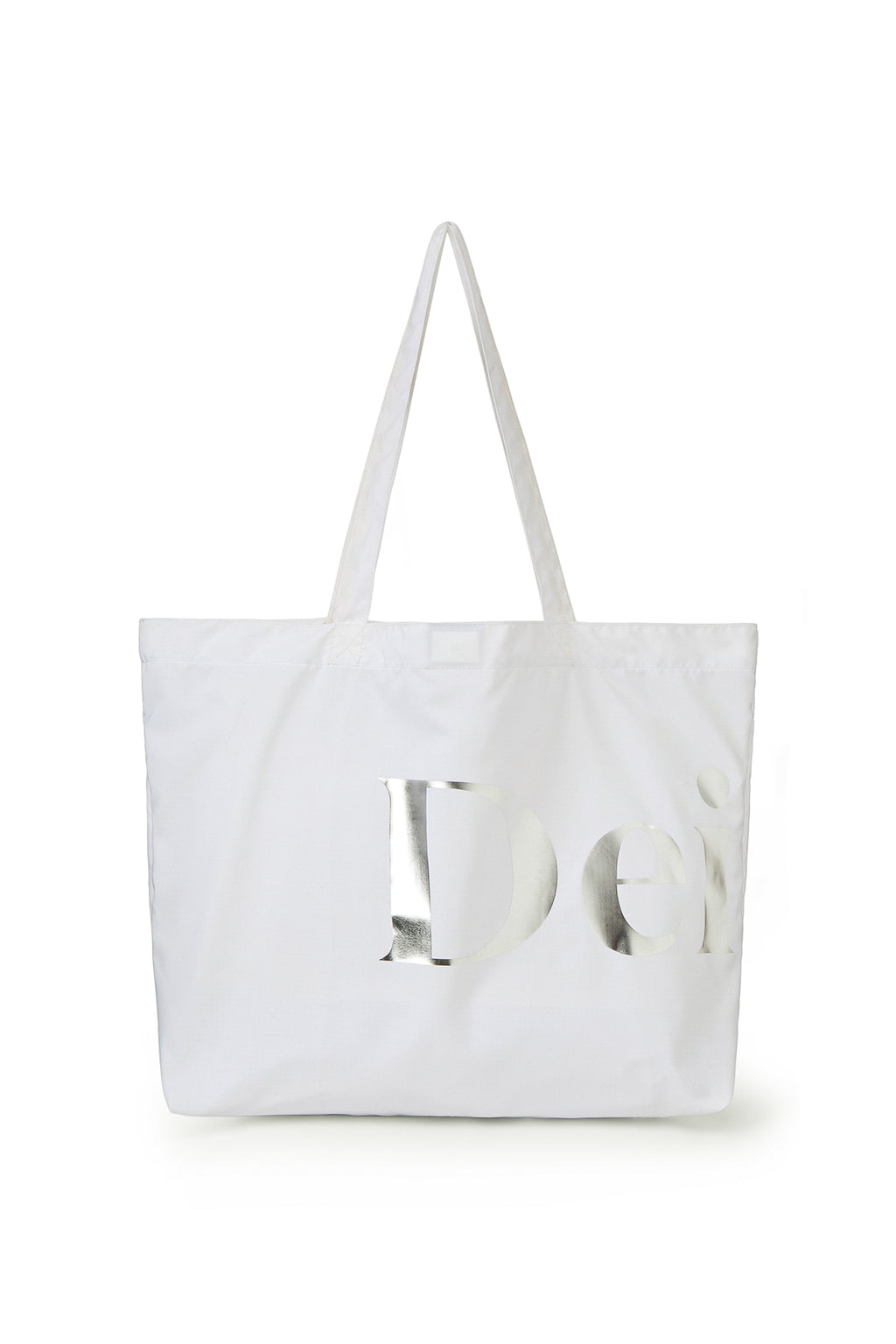 Deinet - Point Logo Shoulder Big Bag (White) product image 9 | TRAB K-Fashion Australia