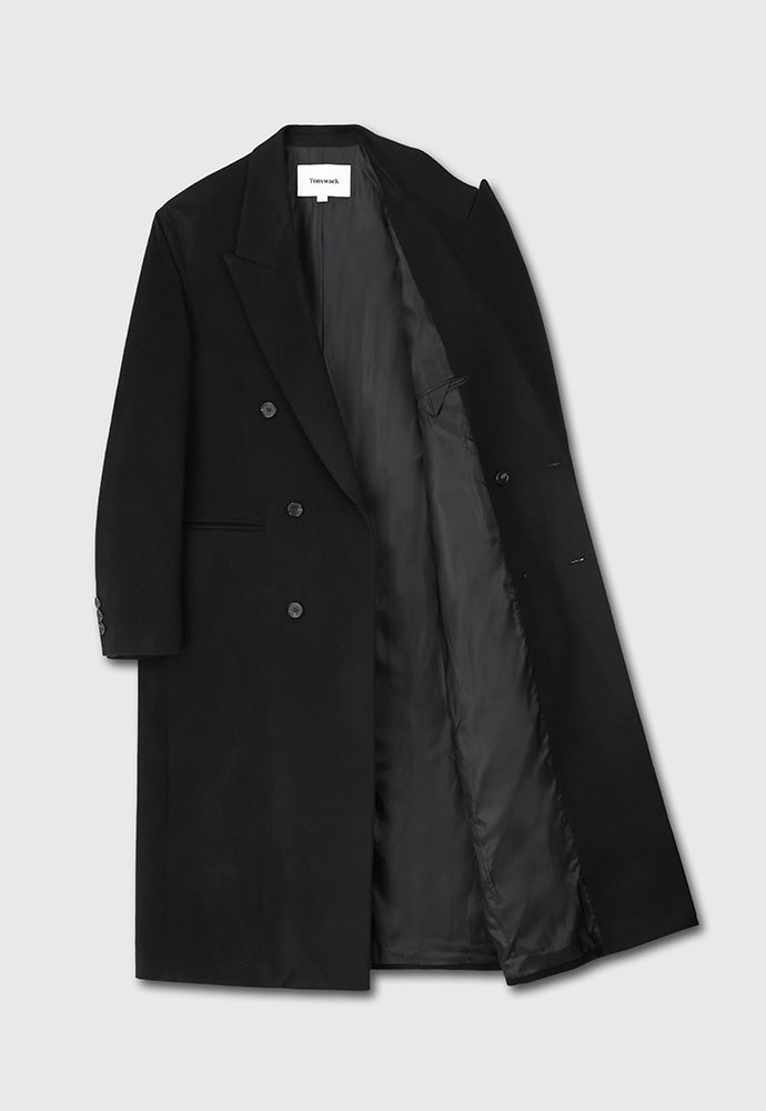 Tonywack - Wool And Cashmere Extra-Long Coat (Black) product image 10 | TRAB K-Fashion Australia