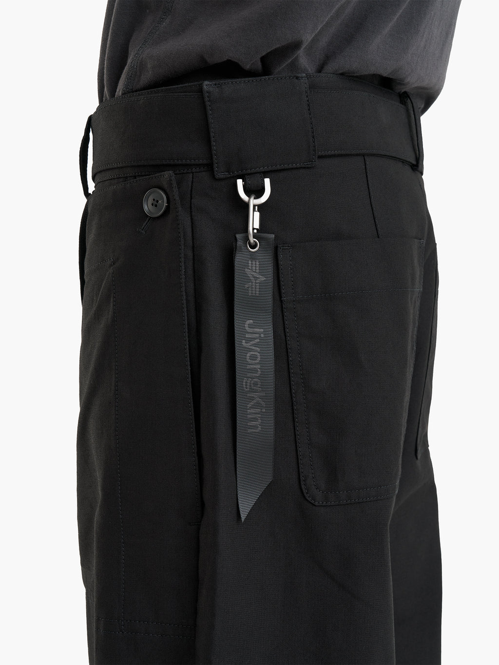 Jiyong Kim - Double Front Trousers (Black) product image 8 | TRAB K-Fashion Australia