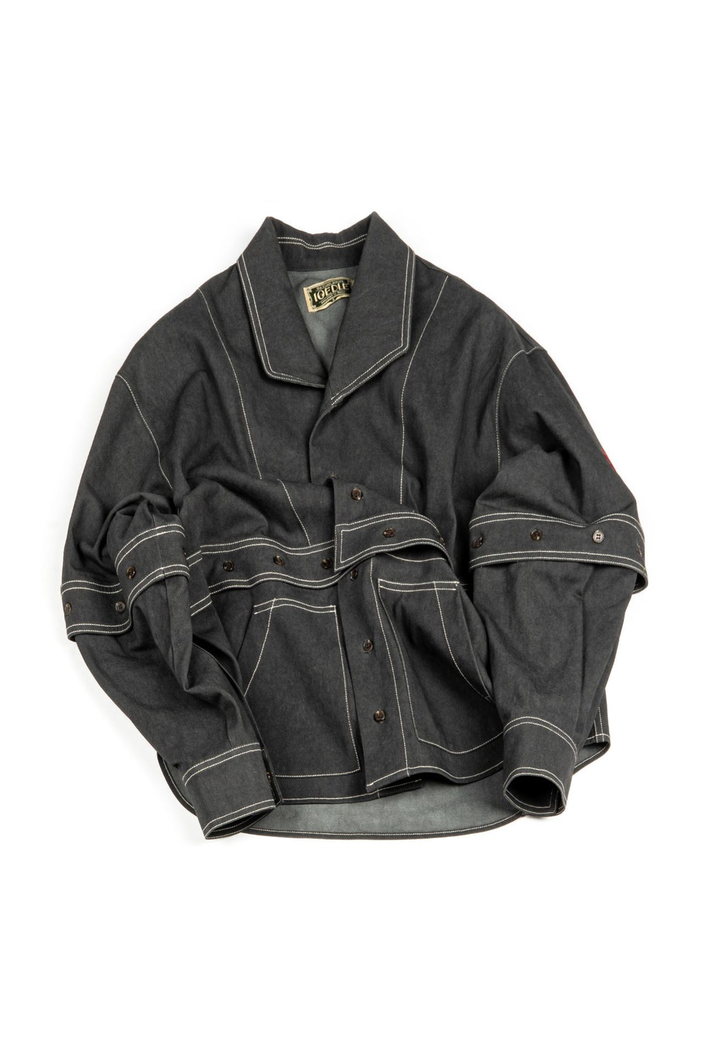 Ioedle - Imagination-Blooming Assembly Jacket (Charcoal) product image 1 | TRAB K-Fashion Australia