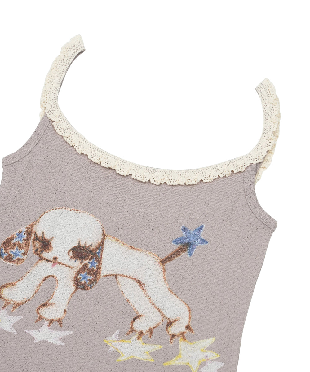 Coyseio - Vintage Puppy Lace Sleeveless (Light Purple) product image 13 | TRAB K-Fashion Australia