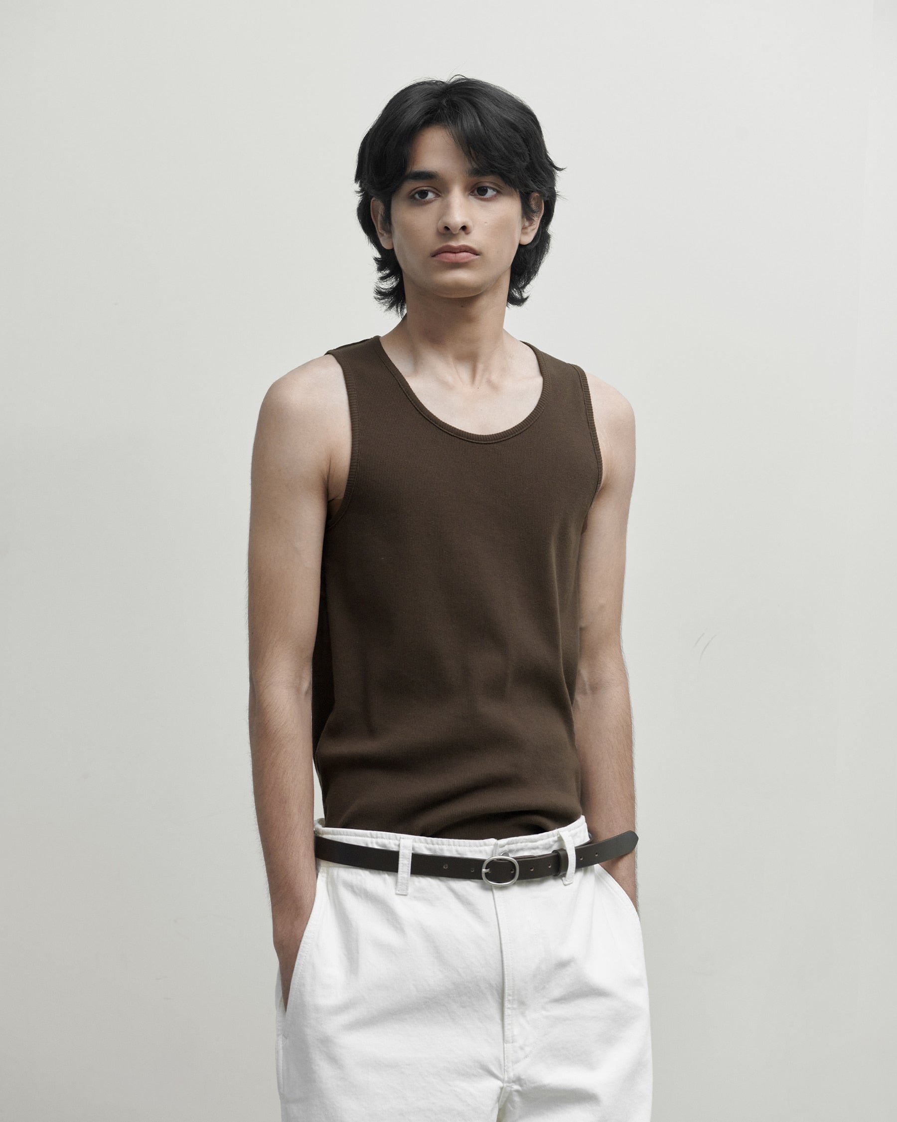 Brownyard - Essential Sleeveless (Brown) product image 3 | TRAB K-Fashion Australia