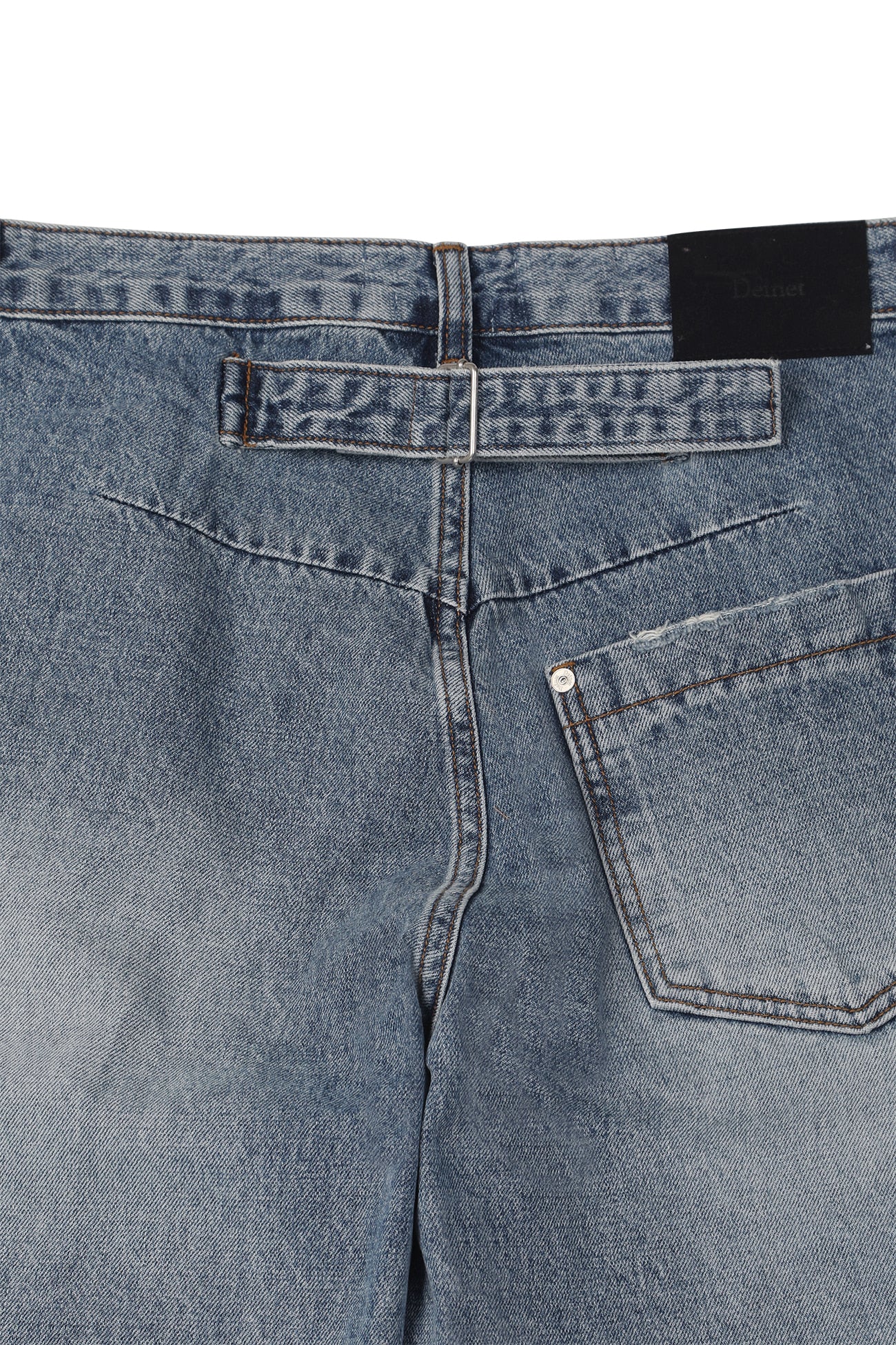 Deinet - Twisted Cinch Back Jeans (Blue) product image 13 | TRAB K-Fashion Australia
