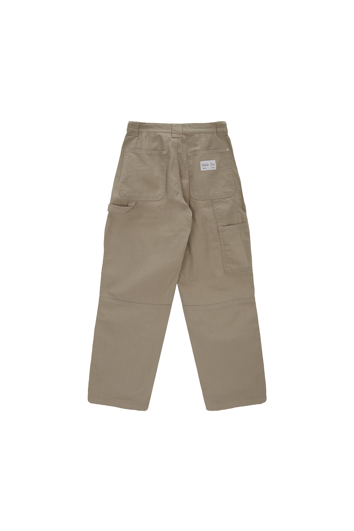 Matin Kim - Double Side Carpenter Denim Pants (Blue) product image 2 | TRAB K-Fashion Australia