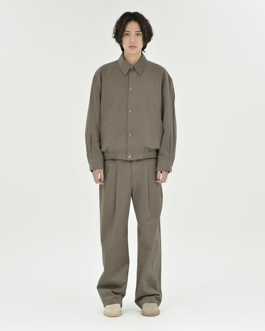 Brownyard - Shirt Blouson (Brown) product image 3 | TRAB K-Fashion Australia