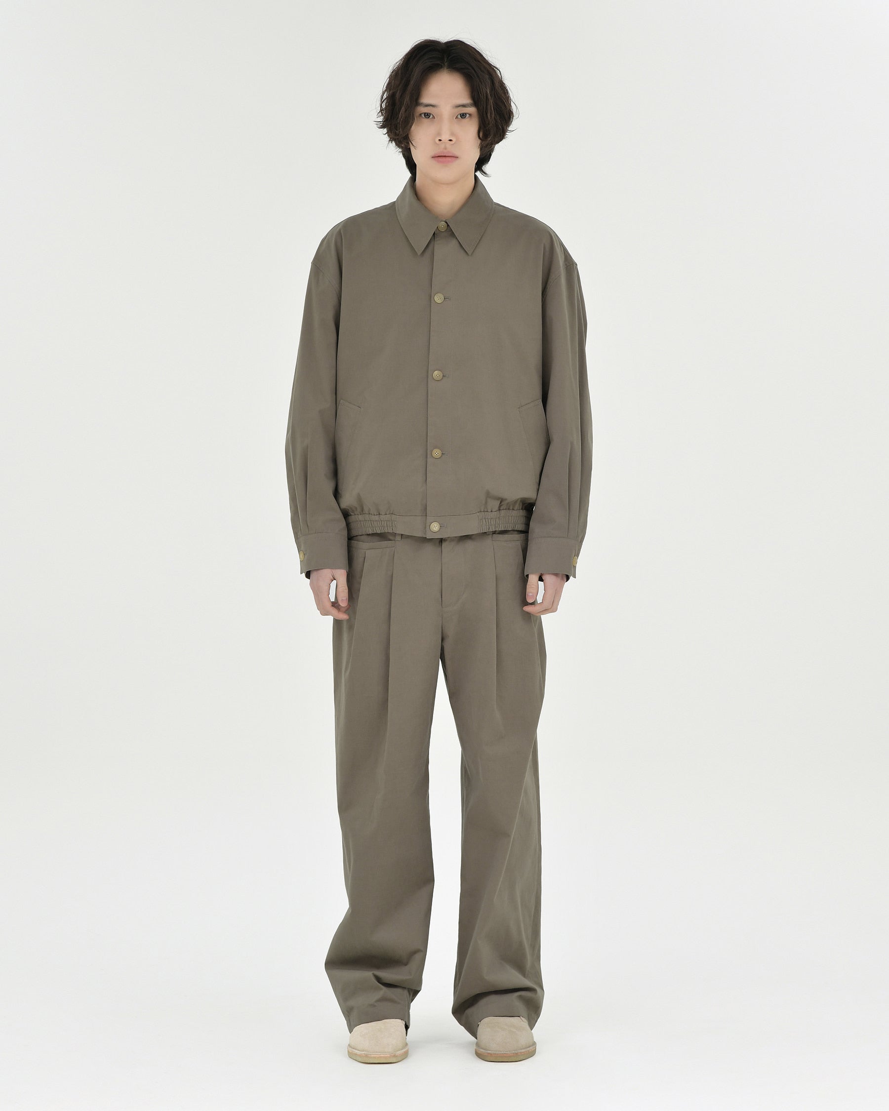 Brownyard - Shirt Blouson (Brown) product image 3 | TRAB K-Fashion Australia