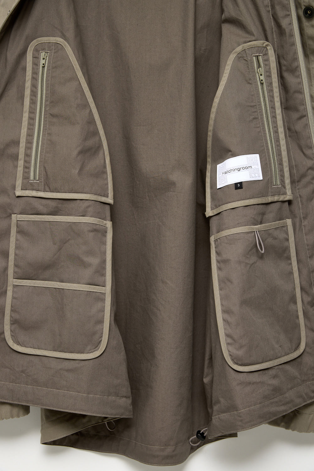 Hatchingroom - Shell Parka (Dark Beige) product image 5 | TRAB K-Fashion Australia