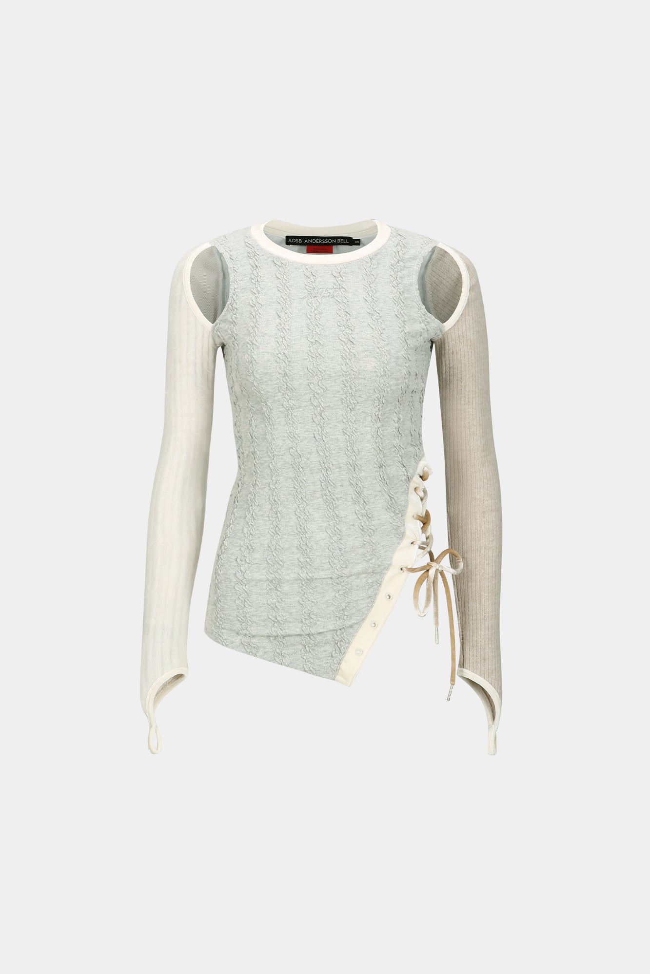 Andersson Bell - Braids Cut-Out Top (Oatmeal) product image 6 | TRAB K-Fashion Australia