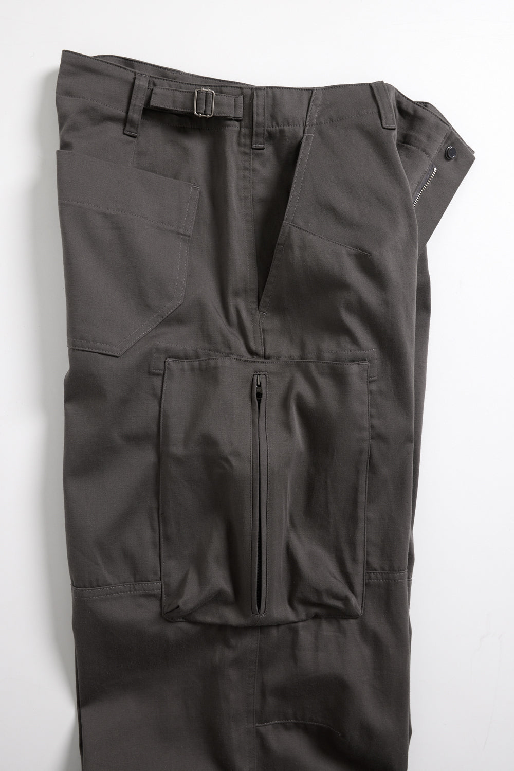 Hatchingroom - Zip Cargo Work Pants Mud (Brown) product image 6 | TRAB K-Fashion Australia