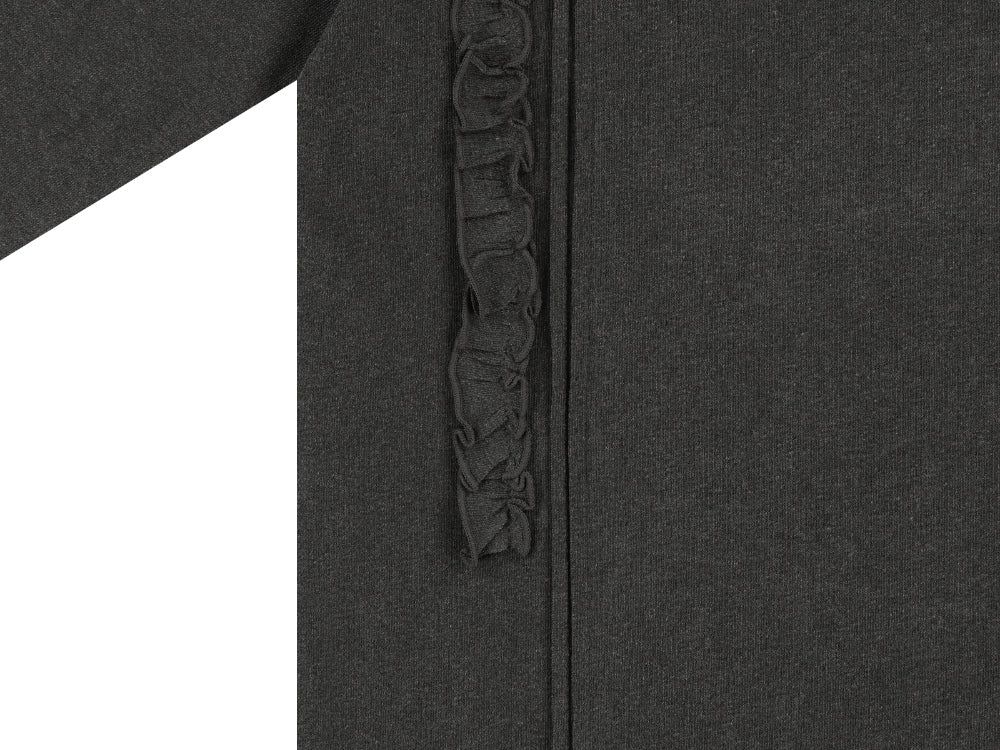 Coyseio - Double Ruffle Long Sleeve (Dark Grey) product image 18 | TRAB K-Fashion Australia