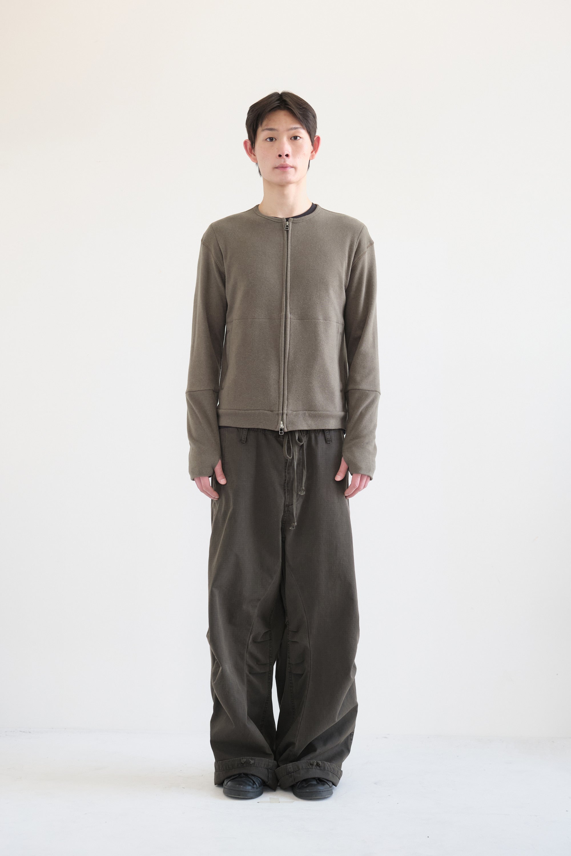 Hatchingroom - Layer Cardigan V2 (Olive) product image 3 | TRAB K-Fashion Australia