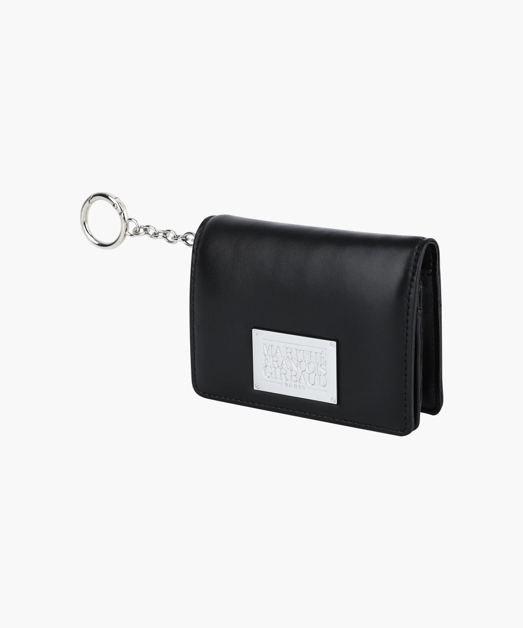 Marithe & Francois Girbaud - Classic Logo Flap Card Wallet (Black) product image 2 | TRAB K-Fashion Australia