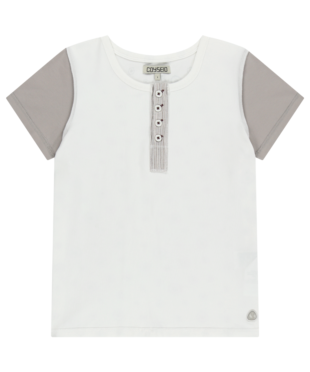 Coyseio - Dudu Reverse T-Shirt (White) product image 1 | TRAB K-Fashion Australia
