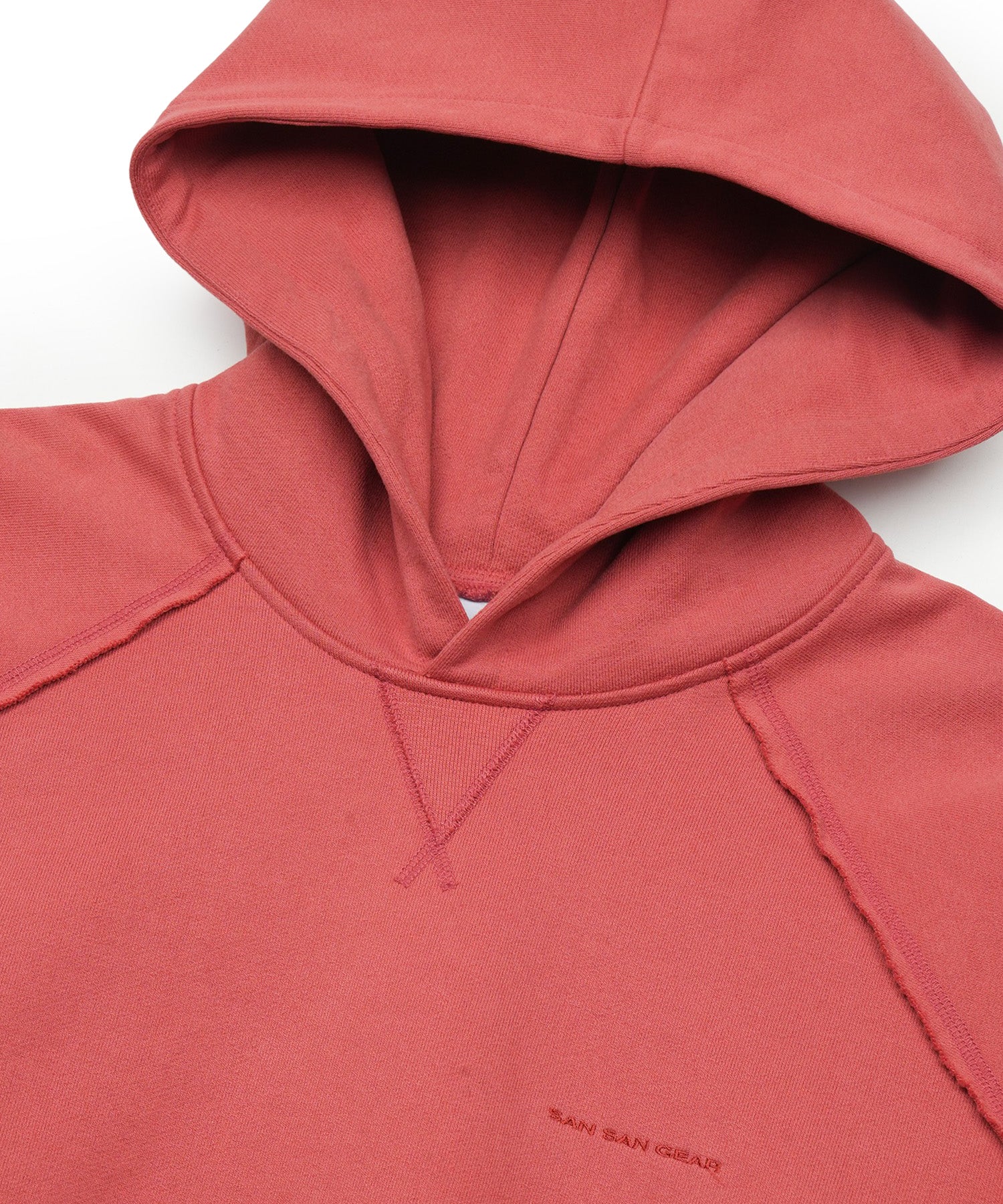 San San Gear - Square Pocket Hoodie (Brick Red) product image 6 | TRAB K-Fashion Australia