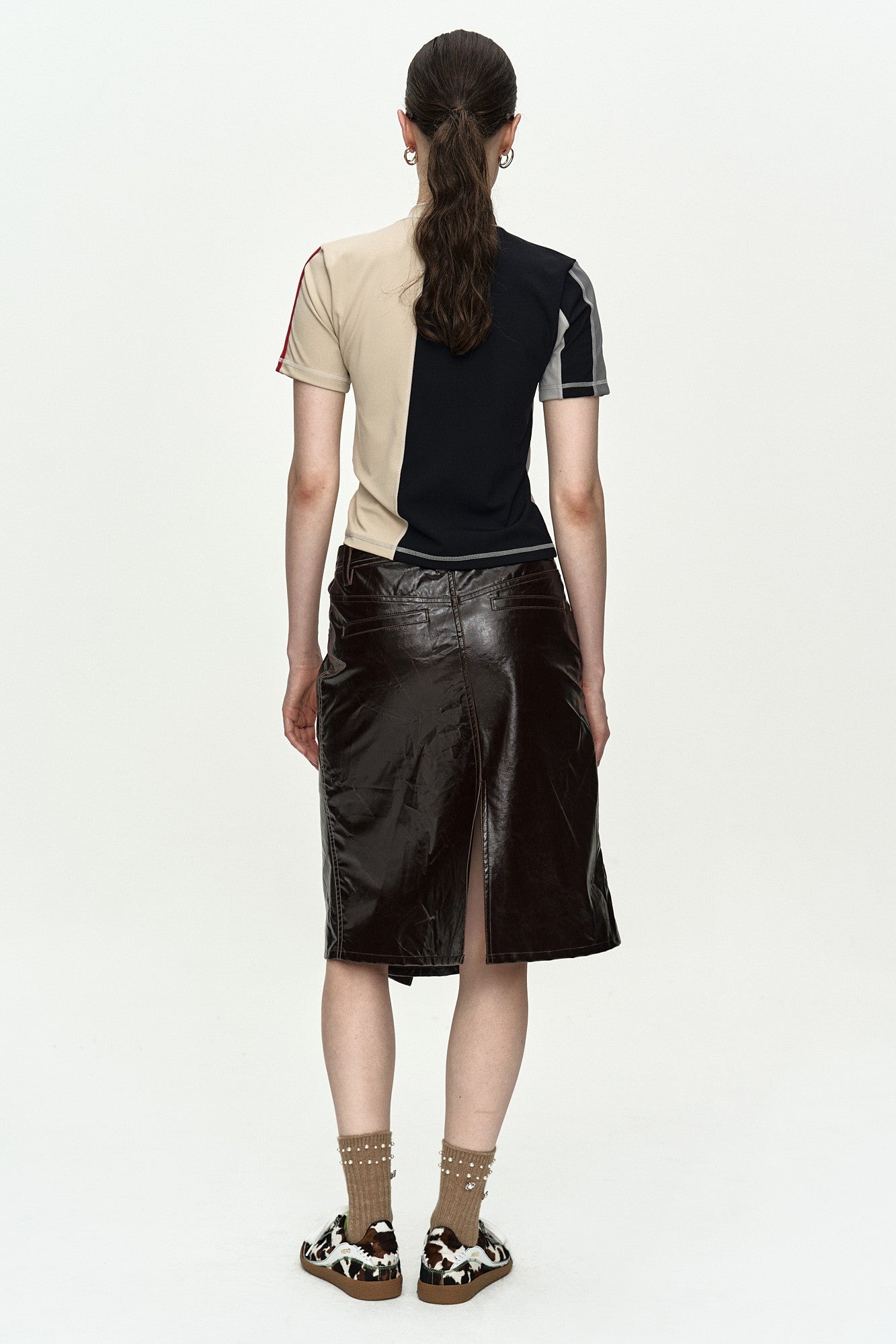 Andersson Bell - Hybrid Cut Soccer Jersey (Black/Beige) product image 4 | TRAB K-Fashion Australia