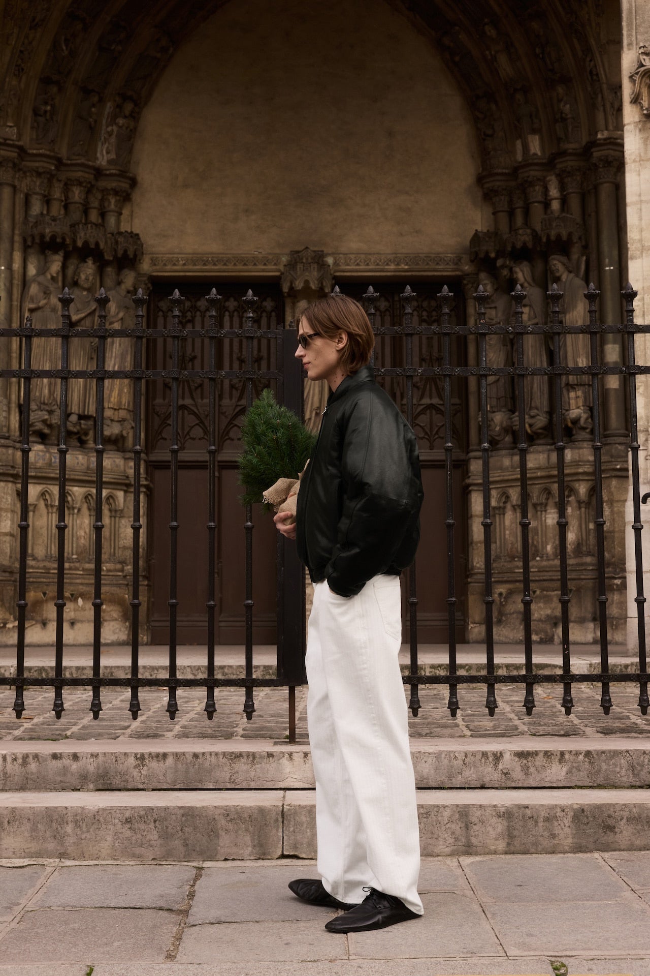 STU - Padded Lambskin Bomber In (Black) product image 15 | TRAB K-Fashion Australia