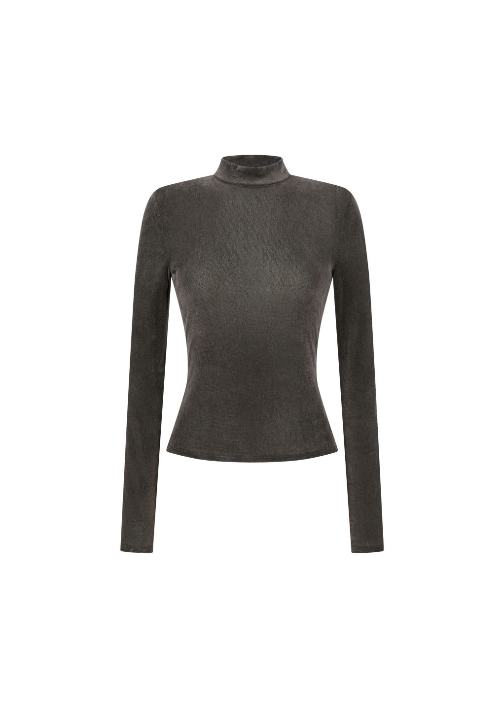 Amomento - Mock neck top (Brown) product image 2 | TRAB K-Fashion Australia