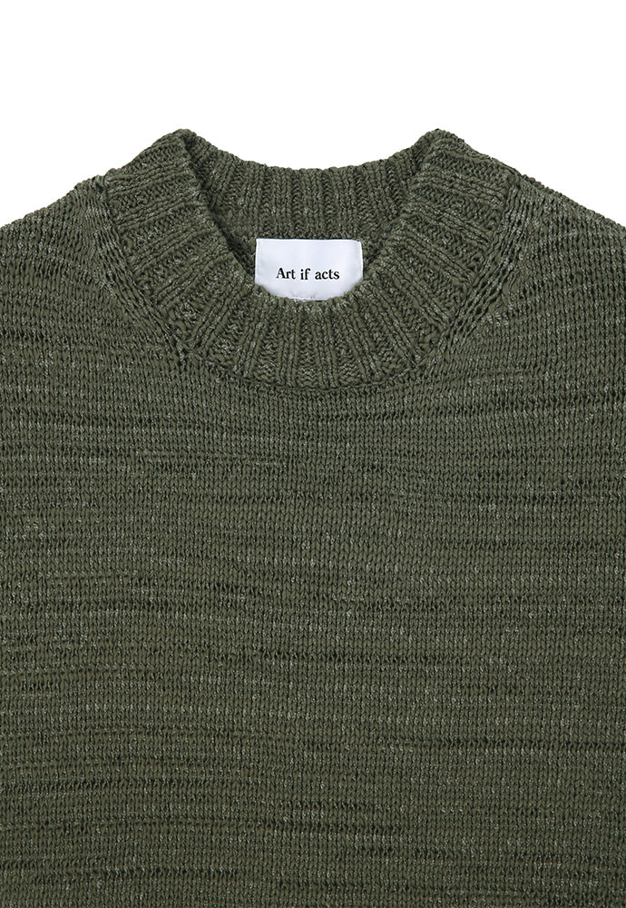 Art if acts - Tape Knit Vest (Khaki) product image 8 | TRAB K-Fashion Australia
