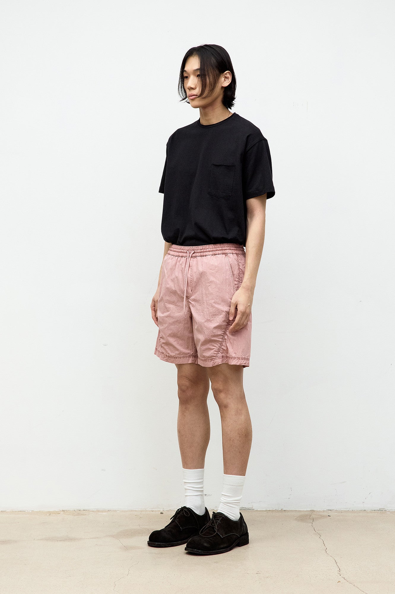 Coor - Low Cut Regular Fit T-Shirt (Black) product image 3 | TRAB K-Fashion Australia