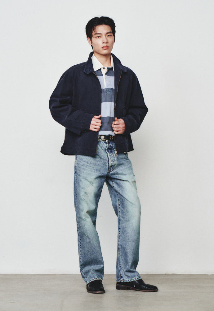 Art if acts - Garment Washed Harrington Jacket (Navy) product image 5 | TRAB K-Fashion Australia