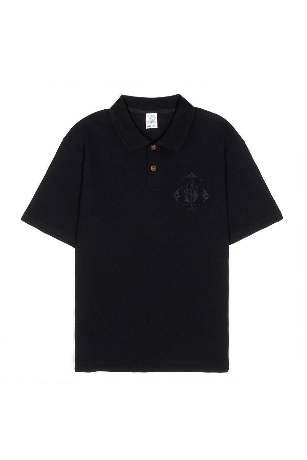 Ioedle - Clover Embroidered Pique (Black) product image 3 | TRAB K-Fashion Australia