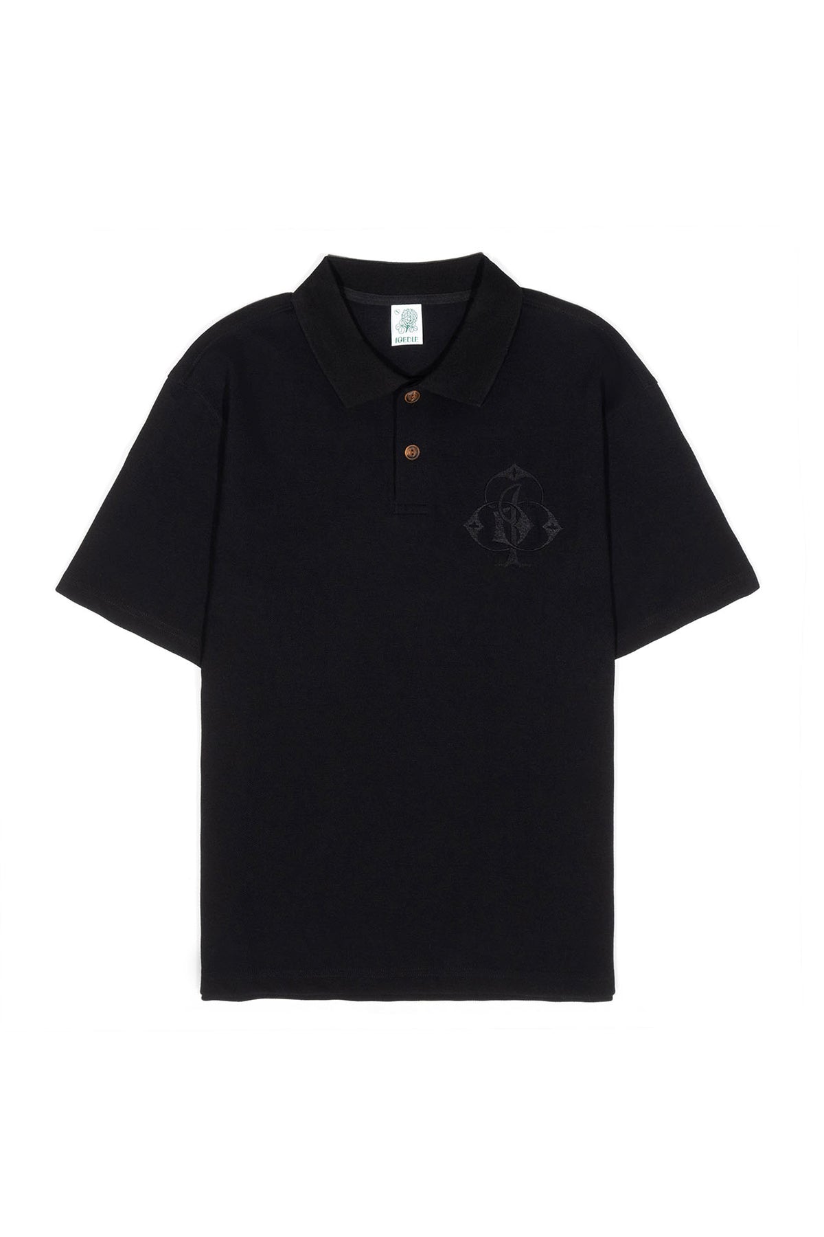 Ioedle - Clover Embroidered Pique (Black) product image 3 | TRAB K-Fashion Australia