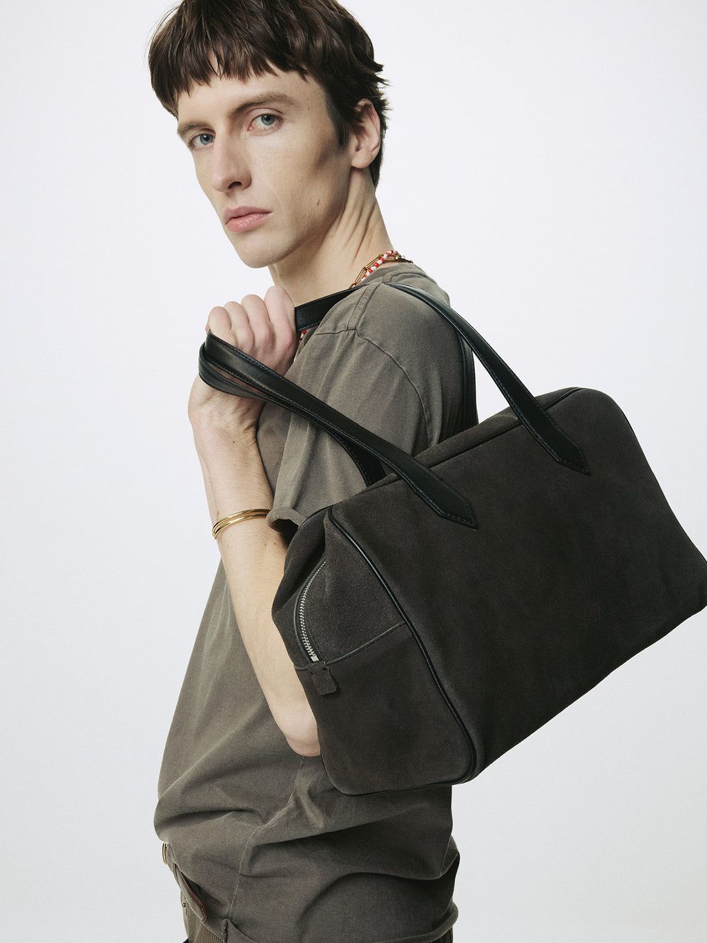 Tonywack - Garment Dyed Raw Edge T-Shirt (Faded Brown) product image 7 | TRAB K-Fashion Australia