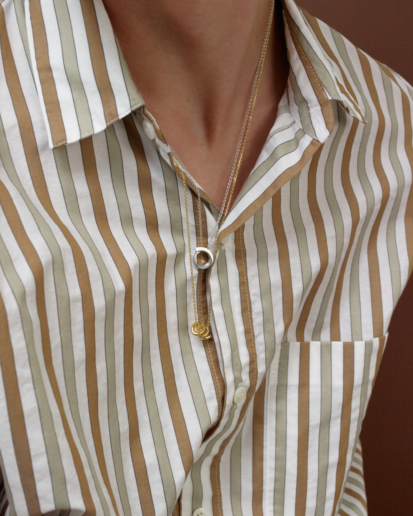 Numbering - Coiled Volume Pendant Necklace #4808 product image 2 | TRAB K-Fashion Australia