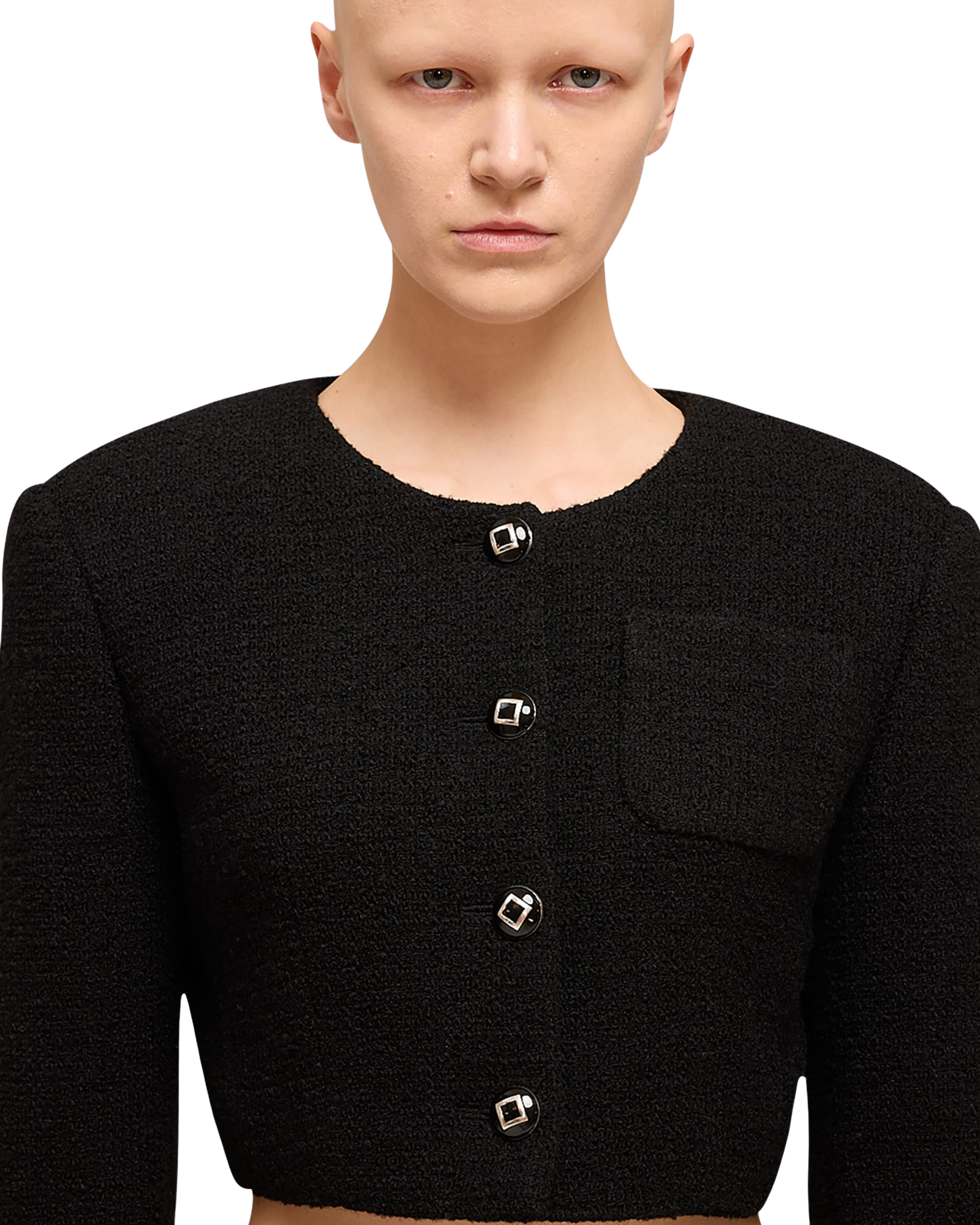 Kimhe Kim - Wool Tweed Short Jacket (Black) product image 6 | TRAB K-Fashion Australia
